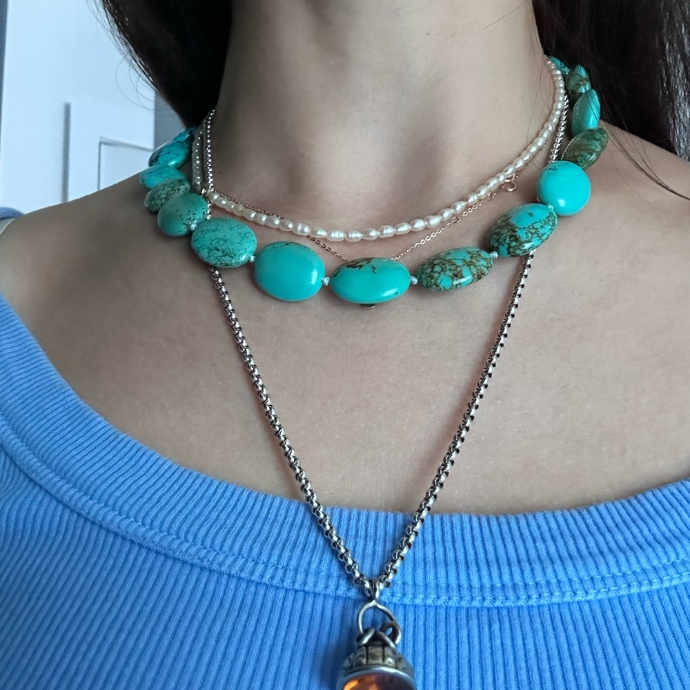 Chunky Turquoise Necklace